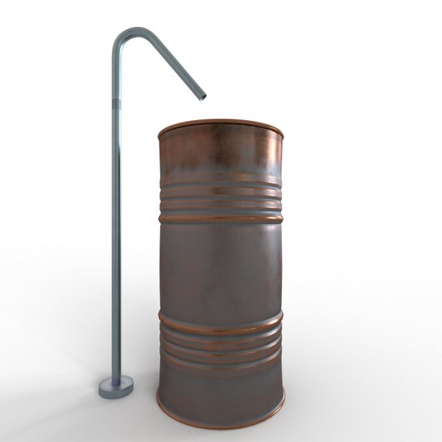 KERASAN ARTWORK BARREL 3D मॉडल .c4d .max .obj .3ds .fbx .stl .blend 