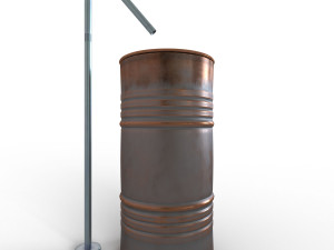 KERASAN ARTWORK BARREL 3D Model