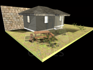 mountain house assets by asena games studio Modelo 3D