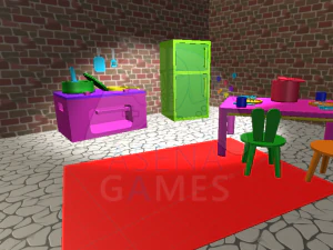 asena games studio'dan mutfak oyuncak varlıkları 3D Model