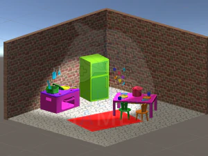 ktchen toy assets by asena games studio 3D Model
