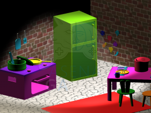 ktchen toy assets by asena games studio 3D Модель