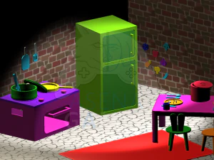 ktchen toy assets by asena games studio 3D Model