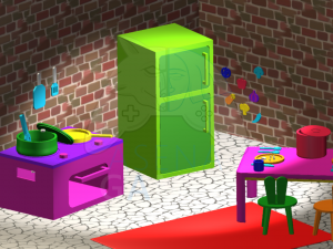 ktchen toy assets by asena games studio 3D Модель