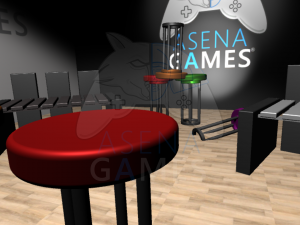 outdoor seating assets by asena games studio 3D Model