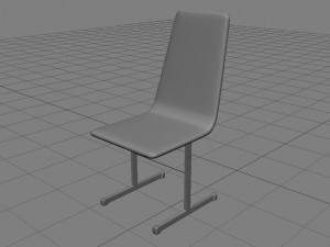 dining chair 3D 模型