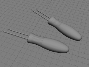 cob skewers Model 3D