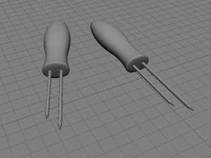 cob skewers Model 3D