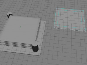 coaster set 3D 모델