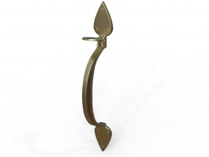 vintage door handle type 2 3D Model