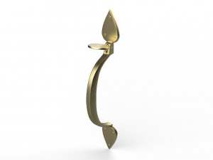 vintage door handle type 2 3D 모델