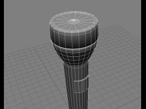 मशाल 3D मॉडल