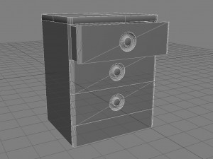 chest of drawers 3Dモデル