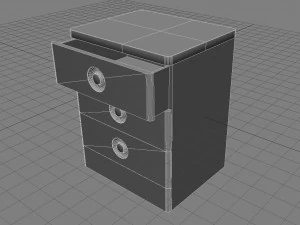 chest of drawers 3D Model