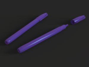 pen highlighter 3D 모델