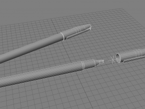 pen highlighter Modèle 3D