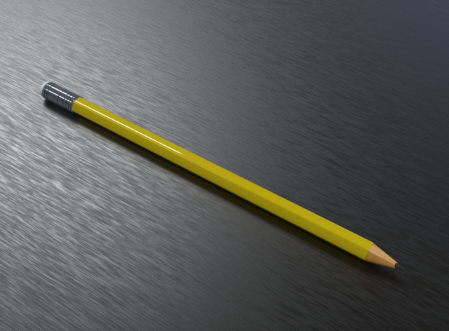wooden pencil Modelo 3D .c4d .max .obj .3ds .fbx .stl .blend 