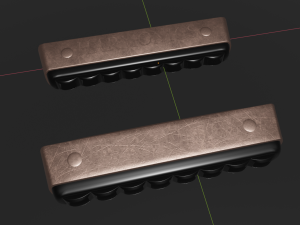 harmonica Model 3D