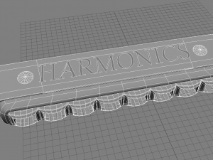 harmonica Model 3D