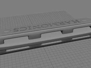 harmonica Model 3D