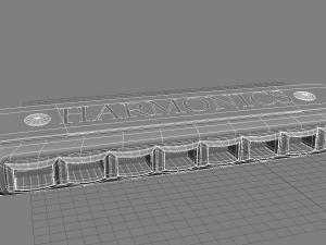 harmonica Model 3D