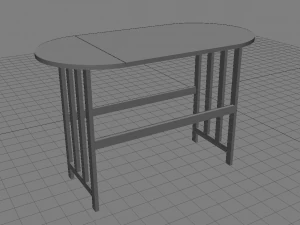 drop leaf table 3D Model