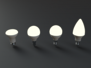 lightbulb pack 1 3D Model