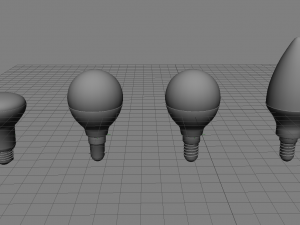 lightbulb pack 1 Model 3D