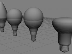 lightbulb pack 1 Model 3D