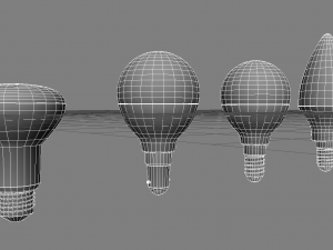 lightbulb pack 1 Model 3D