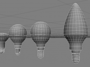 lightbulb pack 1 Model 3D