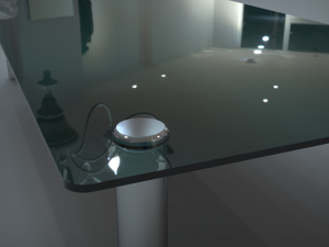 glass coffee table 3D Модель