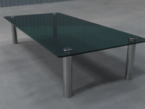 glass coffee table 3D Model