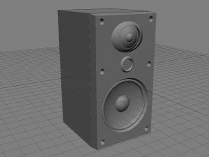 alto-falante pequeno Modelo 3D