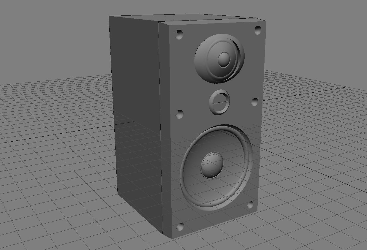 Speaker 3d model. 3d models Speaker. Small Speaker.