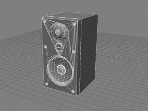 alto-falante pequeno Modelo 3D