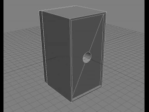 alto-falante pequeno Modelo 3D