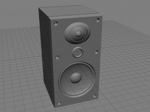 small speaker Modelo 3D