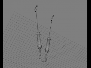 barbecue tongs 3D Model