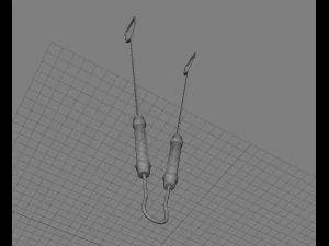 barbecue tongs 3D Model