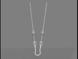 barbecue tongs 3D Model