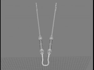 barbecue tongs 3D Model