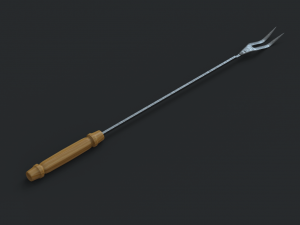 barbecue fork 3D 모델