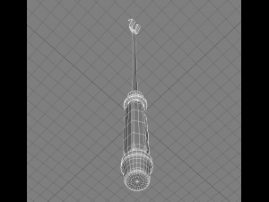 barbecue fork 3D 모델