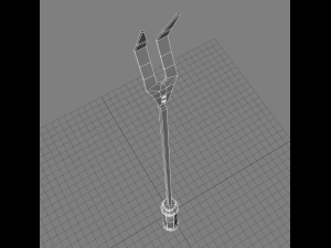 barbecue fork 3D 모델