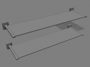 glass shelf 3D-Modell