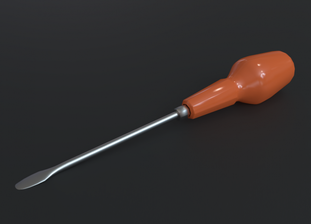 screwdriver 3Dモデル .c4d .max .obj .3ds .fbx .stl .blend 