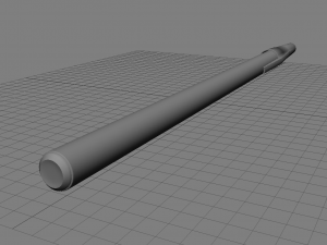 black ballpoint pen Modello 3D