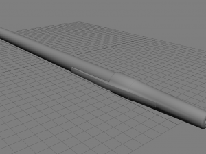 black ballpoint pen Modello 3D