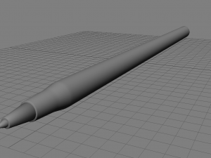 black ballpoint pen Modello 3D